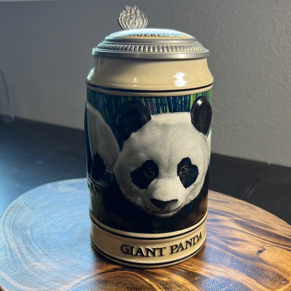 Anheuser Busch Endangered Species Stein Giant Panda